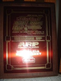 Drag racing trophy award